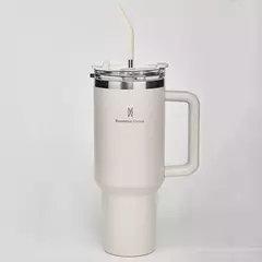 Imagem do Romantic Crown Copo Térmico Inox 1,2l Com Alça, Tampa, Canudo Inox E Escova