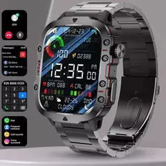 2025 novo para xiaomi militar relógio inteligente masculino ip68 5atm esportes - comprar online