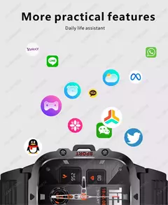 2025 novo para xiaomi militar relógio inteligente masculino ip68 5atm esportes na internet