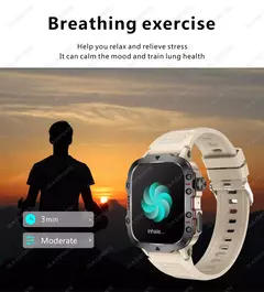 Imagem do 2025 novo para xiaomi militar relógio inteligente masculino ip68 5atm esportes
