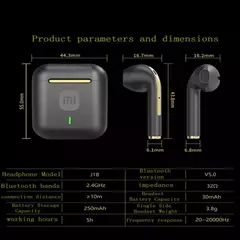Xiaomi j18 bluetooth 5.3 fone de ouvido tws no ouvido estéreo alta fidelidade e - loja online