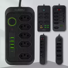Extensão tomada?Tomada usb?Extensão de tomada?Regua tomada de energia?Extensã - comprar online