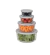 Jogo 4 potes Boro 236ML, 472ML, 944ML, 1652ML - CASA AMBIENTE