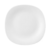 Prato de Sobremesa OPA Quadrado Branco - 20cm / UN