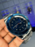 Relógio Rolex Metal Yacht-Master Prata azul prova dagua