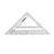 Esquadro Métrico Triangular de Alumínio 180mm (7") - comprar online