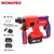 Martelete Rotativo a Bateria 22mm 20V 2J + 2 Baterias 4,0Ah + Carregador + Motor Brushless WorkPro na internet