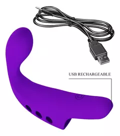 Dedo Vibrador Punto G Carga Usb 10 Modos Pretty Love - Magic Secret