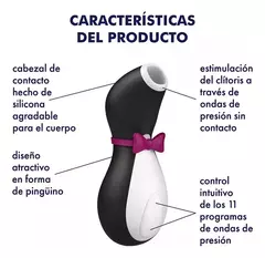 Satisfyer Pro Penguin Succionador Clítoris Vibrador Vagina - comprar online