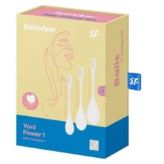 Bolas Vaginales Kegel Silicona Esferas Chinas Set X3 Pesos Color Blanco
