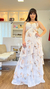 VESTIDO LONGO BABADOS