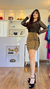 CONJUNTO MINI SAIA, TOPPER E BLUSA TULE
