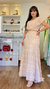 CONJUNTO CROPPED RENDA E SAIA