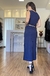 VESTIDO MIDI CANELADO - comprar online