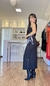 VESTIDO MIDI CANELADO - comprar online