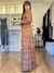 VESTIDO LONGO BABADOS COM DETALHE ILHÓS na internet
