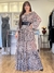 VESTIDO LONGO AMPLA BABADO GOLA - comprar online
