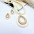 Conjunto Acrílico - Colar e Brinco - loja online