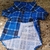 Camisa social Xadrez azul - loja online