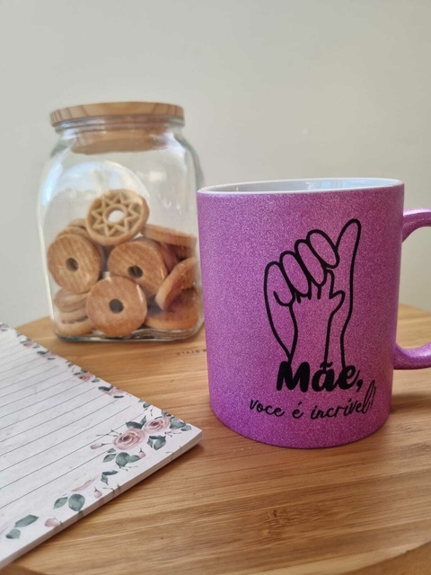 Caneca Glitter - Dia das Mães - comprar online