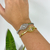 Bracelete Olho Grego Metal Strass - comprar online