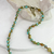 Colar Resina Longo com Pingente Elefante Azul - comprar online