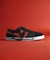 Zapatillas Gola Classics Negras tira Rojas