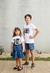 Tshirt Unissex com silk frontal Infantil Branca Código de Barras