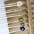 Sorbete de vidrio con aplique flor. - comprar online