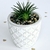 Plantín artificial maceta de cemento. - Mi Estacion Deco