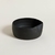 Centro De Mesa Redondo Dented Negro 25x11 Cm