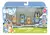 Bluey y familia - 4 figuras