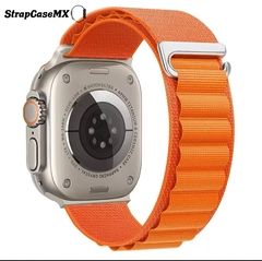 Alpine loop Correa Para Apple watch Orange