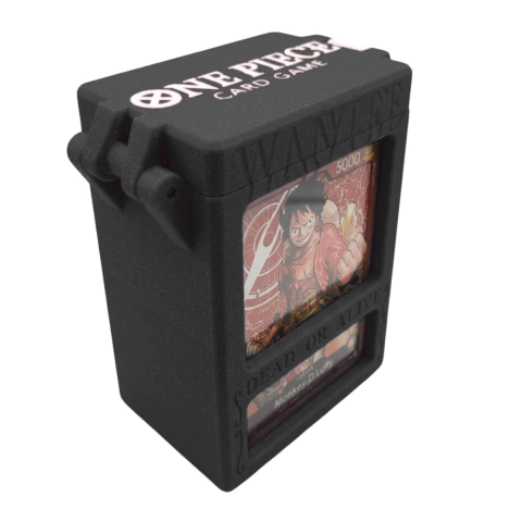 Deck Box One Piece 70+ Cards Double Sleeve Toploader Premium - loja online