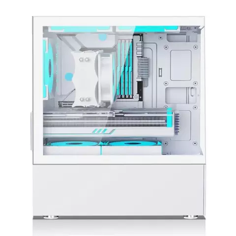 Gabinete Gamer - Aquário Branco Pixxo CG200W - M-ATX G-Fire
