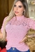 Imagem do Blusa Tricot Manga Curta Gola Alta