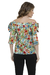 Imagem do Blusa Ciganinha Estampa Floral Detalhe De Babado