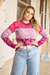 Blusa Tricot Geometrica Manga Longa na internet