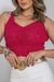 Cropped Tricot Lurex Bolso - Fashion Majestic