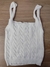 Cropped Tricot Elastano Tranças - comprar online