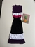 Vestido Midi Tricot Listrado Gola Canoa na internet
