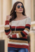 Blusa Tricot Ciganinha Listrada - comprar online
