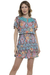 Imagem do Vestido Curto Crepe Mangas Curtas Flok