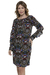 Imagem do Vestido Curto Estampado Babado Mangas