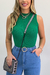 Imagem do Blusa Tricot Gola Alta Sem Manga