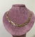 Collar trenza diamantada