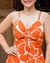 Vestido Curto Evasê Viscolinho Estampado 006 na internet