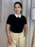 Imagem do Blusa Tricot Modal c Pedraria Manga Curta 002