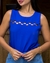 Blusa Feminina Alça Viscolinho Cor Lisa 005 - Flor de Café Moda