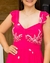Vestido Curto Evasê Viscolinho Estampado 004 na internet